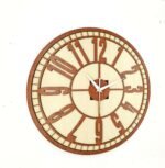 Wooden Silent Non-Ticking Wall Clock for Home Stylish Latest Designer Wall Clock for Home Living Room Bedroom Office Hall - Image 2