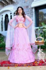 Women's  Tussar Silk Patola Printed Lehenga Set with Dupatta ? Stitched with Can Can Flair - Image 3