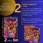 Set of Two Wall Paintings for Wall Dacoration Golden Framed Wall Paintings for Living Room & Bedroom Wall Art for Home Decoration & Office Wall Décor (14x11 inch CH-GD2-8) - Image 3