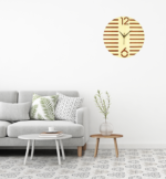 Wooden Silent Non-Ticking Wall Clock for Home Stylish Latest Designer Wall Clock for Home Living Room Bedroom Office Hall - Image 3