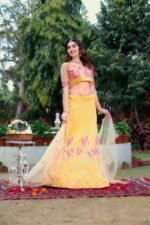 Women's  Tussar Silk Patola Printed Lehenga Set with Dupatta ? Stitched with Can Can Flair - Image 17