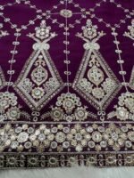 Women's Georgette Embroidery Work Straight Kurta With Sharara Suit and Dupatta Set - Image 8