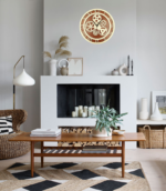 Wooden Silent Non-Ticking Wall Clock for Home Stylish Latest Designer Wall Clock for Home Living Room Bedroom Office Hall