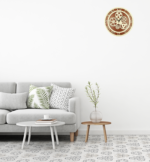 Wooden Silent Non-Ticking Wall Clock for Home Stylish Latest Designer Wall Clock for Home Living Room Bedroom Office Hall - Image 2
