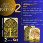 Set of Two Wall Paintings for Wall Dacoration Golden Framed Wall Paintings for Living Room & Bedroom Wall Art for Home Decoration & Office Wall Décor (14x11 inch CH-GD2-17) - Image 3