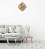 Wooden Silent Non-Ticking Wall Clock for Home Stylish Latest Designer Wall Clock for Home Living Room Bedroom Office Hall - Image 2