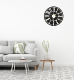 Wooden Silent Non-Ticking Wall Clock for Home Stylish Latest Designer Wall Clock for Home Living Room Bedroom Office Hall - Image 3
