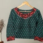 Handmade Block Print Cotton for Women ? Ethnic Floral Printed Top with Long Sleeves