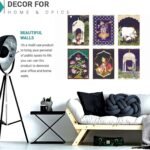 Set of Six Wall Paintings for Wall Dacoration Golden Framed Wall Paintings for Living Room & Bedroom Wall Art for Home Decoration & Office Wall Décor (13x10 inch CH-GD6-3) - Image 4