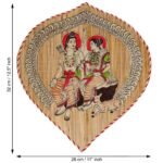 Bamboo Hand Crafted Leaf Design Wall Hangings Of Shri Ram Ji With Janaki Ji For Home Decor | Bamboo Art For Wall Decor - Image 3