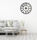 Wooden Silent Non-Ticking Wall Clock for Home Stylish Latest Designer Wall Clock for Home Living Room Bedroom Office Hall - Image 2