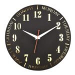 Wooden Silent Non-Ticking Wall Clock for Home Stylish Latest Designer Wall Clock for Home Living Room Bedroom Office Hall - Image 2
