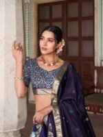 Women's Tussar Silk Patola Print Lehenga Choli with Dupatta ? Foil Work Stitched Lehenga Set - Image 2