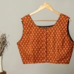 Handmade Block Print Cotton for Women ? Ethnic Floral Printed Top with Long Sleeves