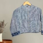 Handmade Block Print Cotton for Women ? Ethnic Floral Printed Top with Long Sleeves