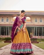 Women's Traditional Printed Lehenga Choli Set with Embroidered Dupatta ? Festive Wear - Image 9